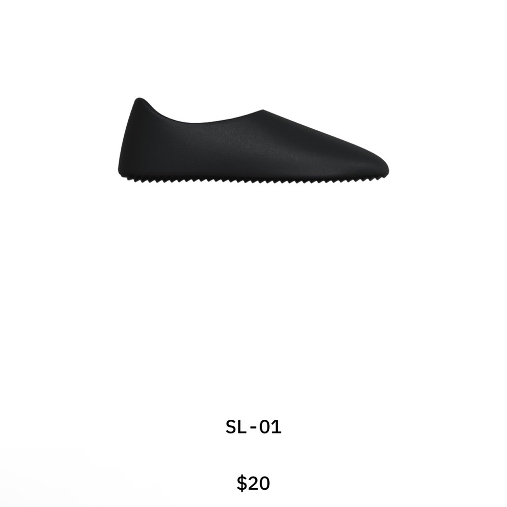 Yeezy Black Minimalist Slip-Ons SL-01